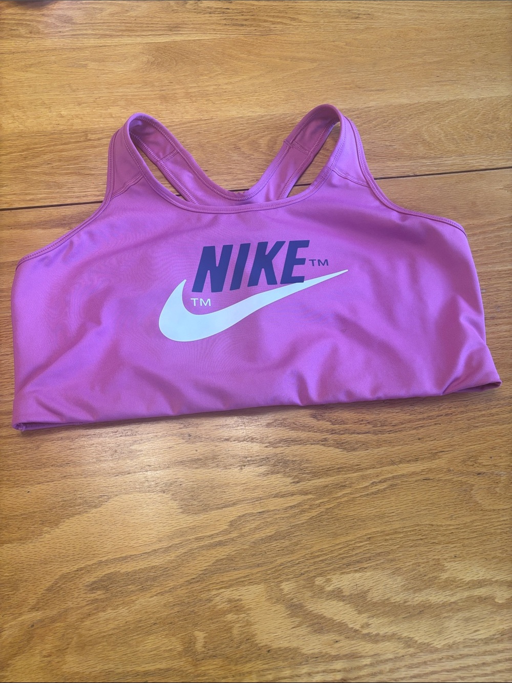 Nike Pink Sports Bra w/ Purple Shorts Light Pink Joggers 2 tops are 2x, pants 1x - Picture 12 of 13